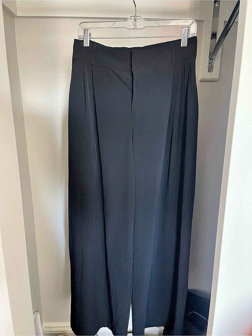 Alo Yoga High-Waist Dreamscape Trouser Wide Leg Black (Regular Length)